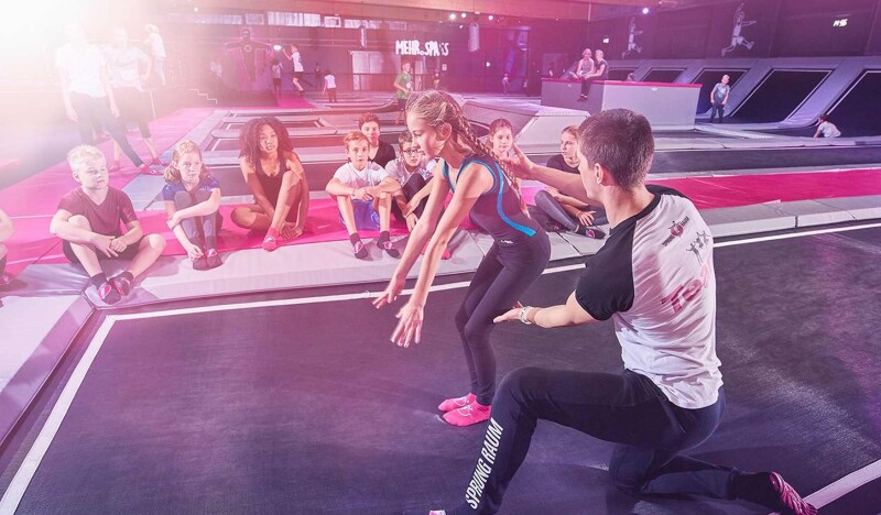 Sprung Raum Trampolinpark Hamburg