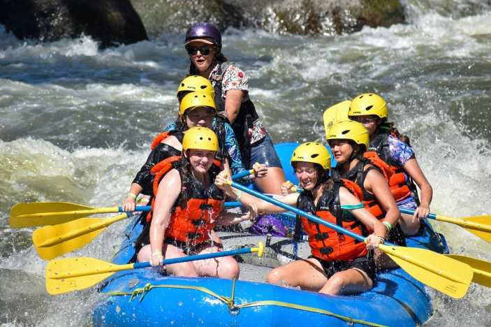 Whitewater Voyages Rafting Camp