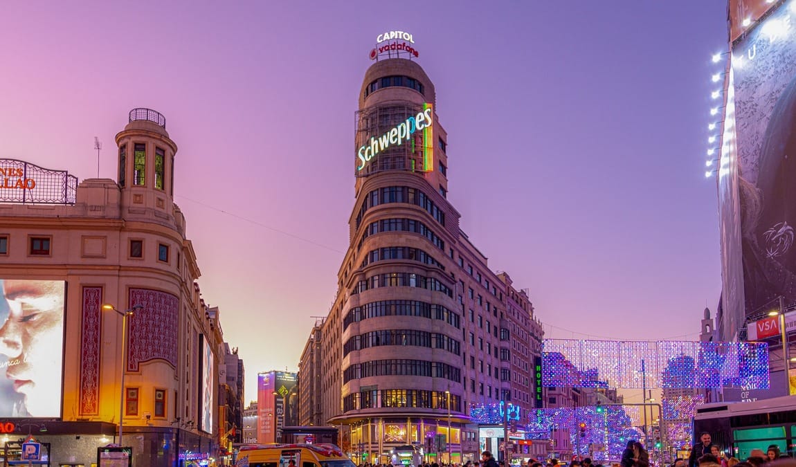 madrid in december photo 2