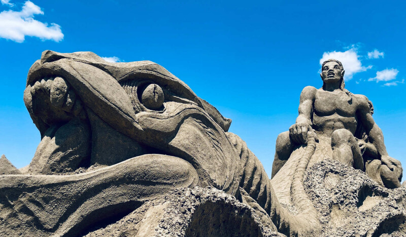 Комплекс Песчаных Скульптур Sandland