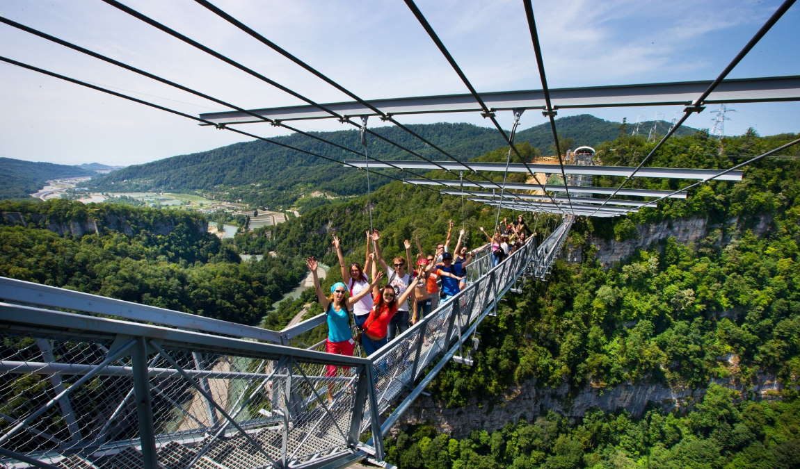 Активный отдых в Адлере в марте: Скайпарк AJ Hackett Sochi