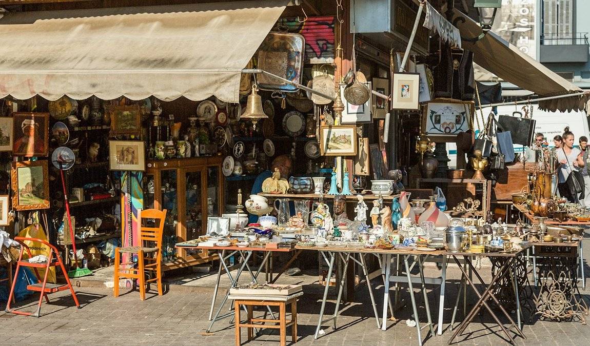 Рынок антиквариатов в Афинах