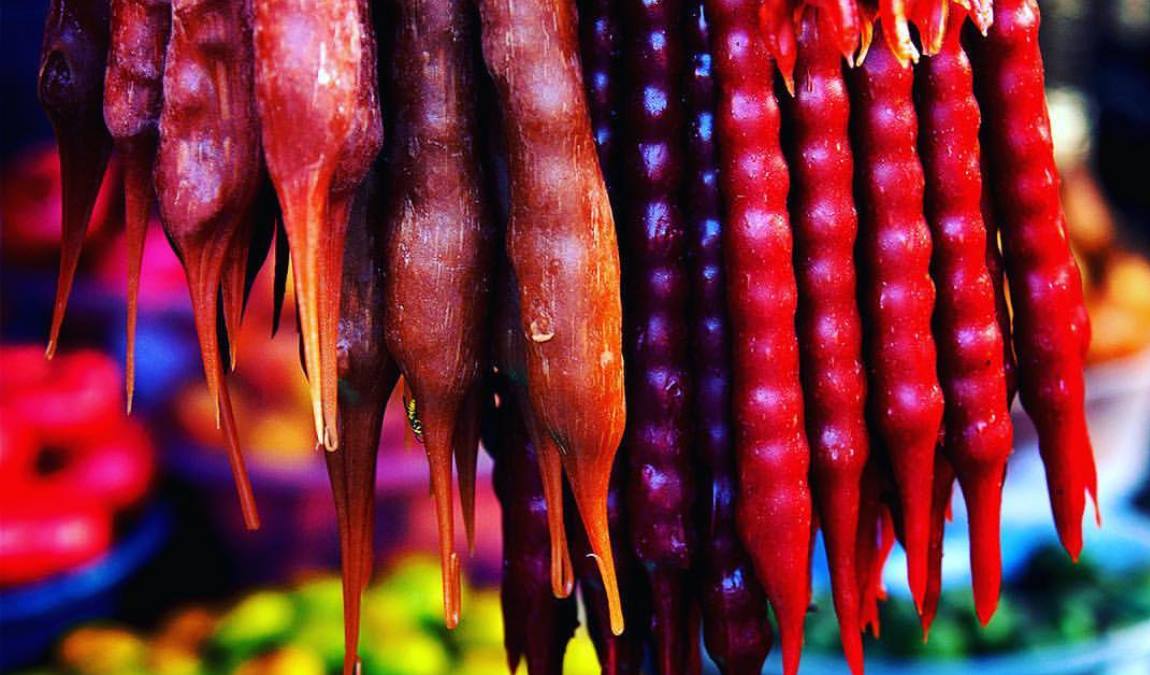 Чурчхела как пример подарка из Батуми детям