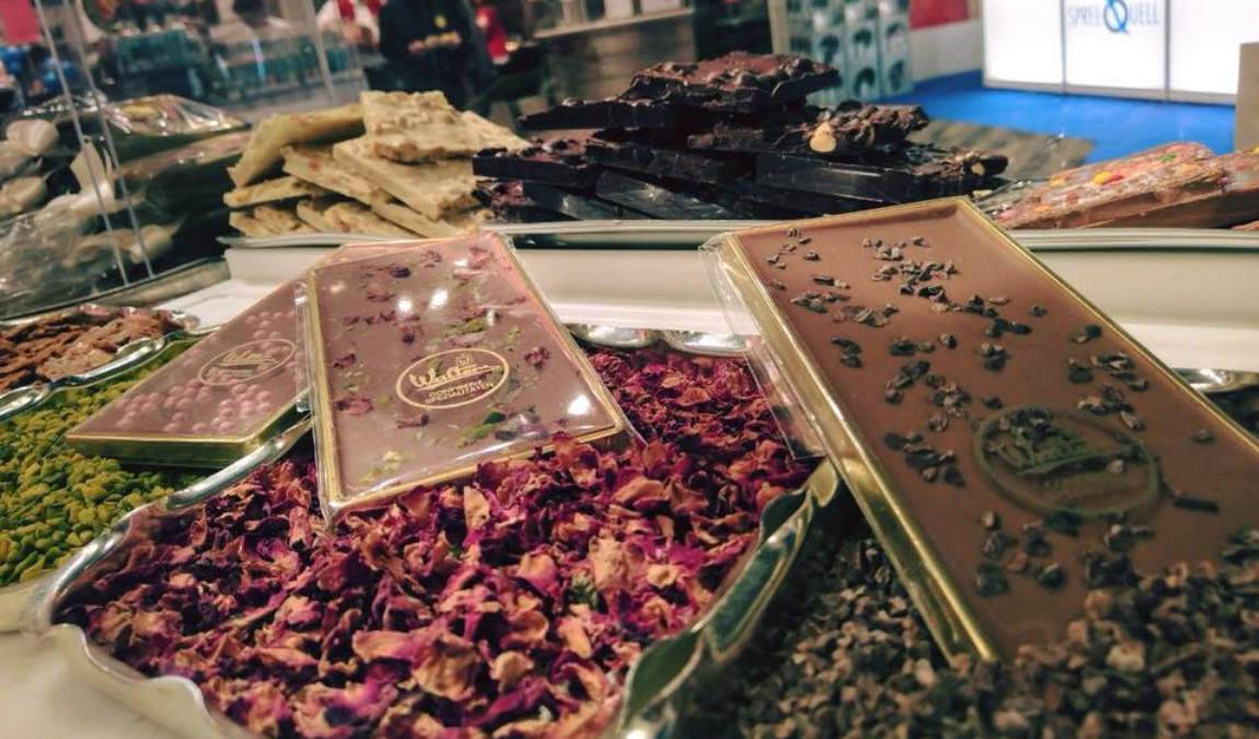 Шоколад как пример съедобного подарка из Берлина