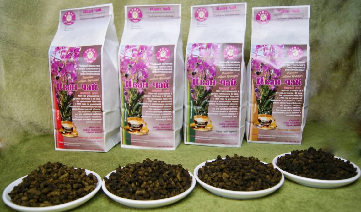 Чай иван-чай в качестве вкусного подарка из Екатеринбурга