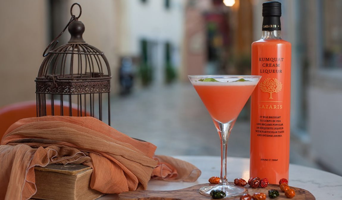 Ликер из кумквата как пример подарка с Корфу