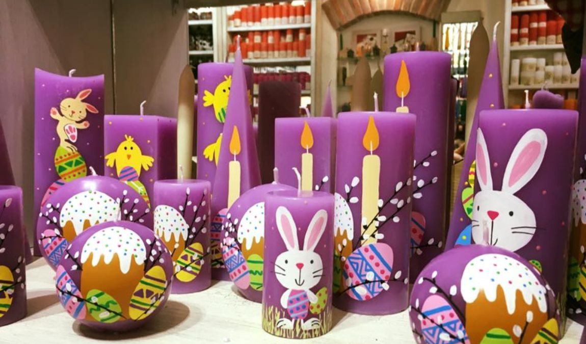 Свечи с фестиваля Львовская Свечная Мануфактура как пример подарка из Львова