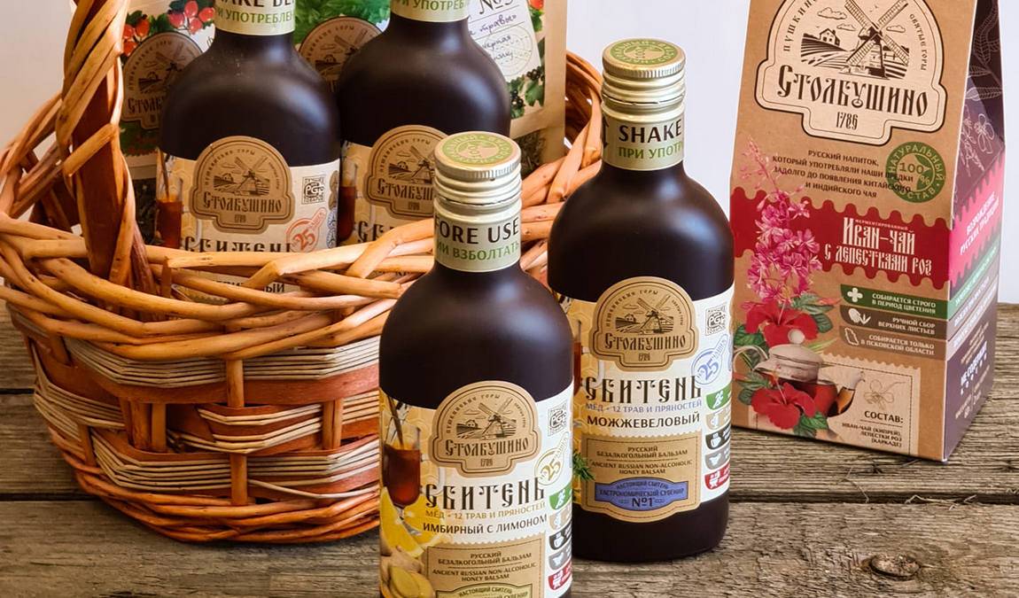 Гастрономические подарки из Пскова: Сбитень Столбушинский