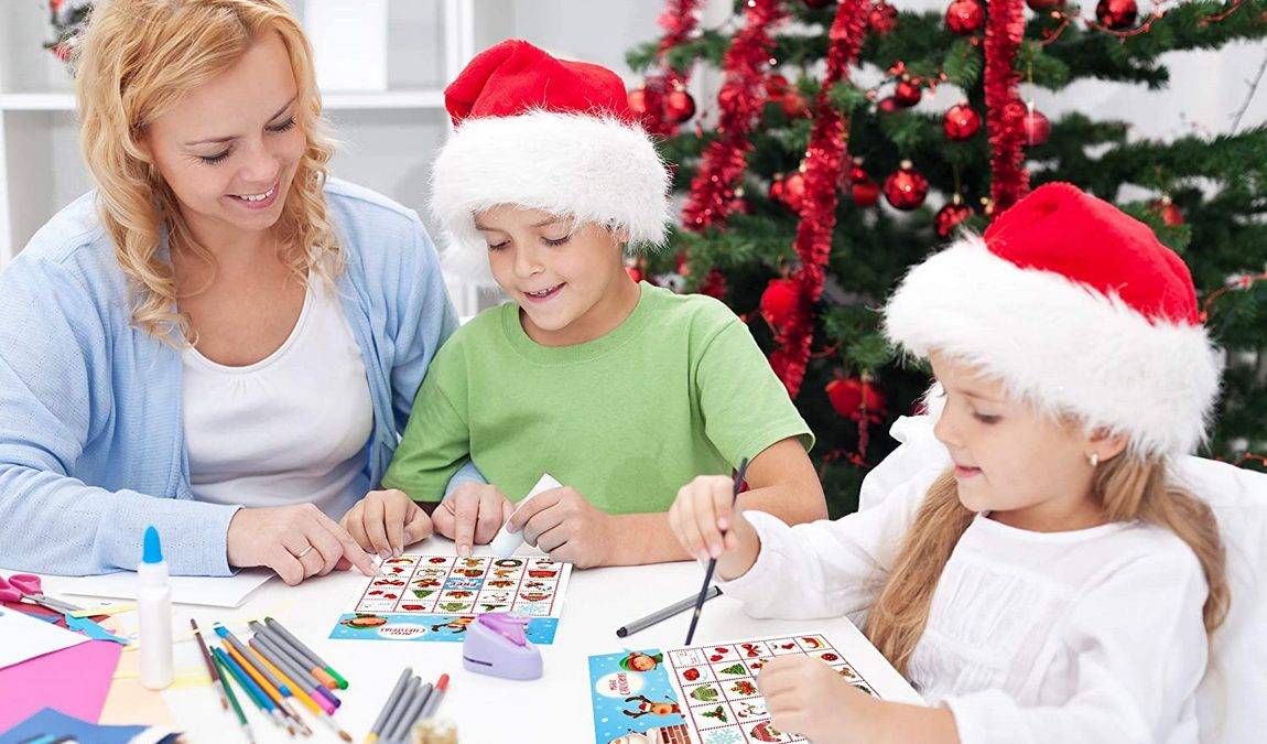 Спокойные новогодние игры для детей