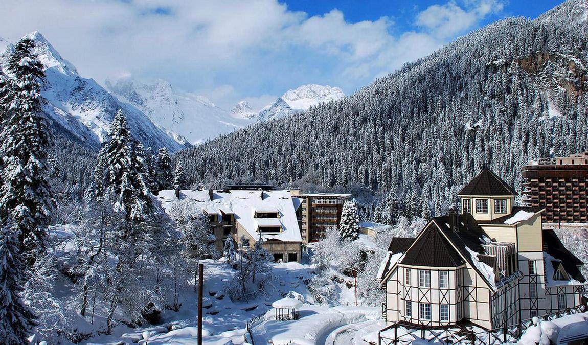 Погода в Домбае в январе