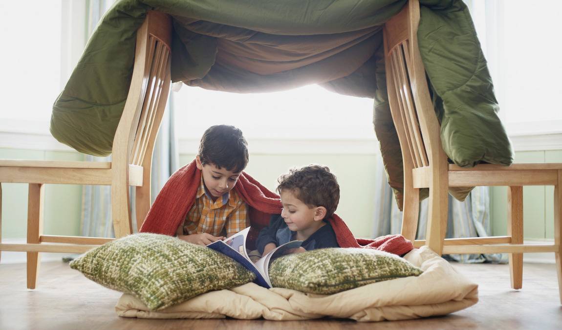 Построить домик с детьми дома