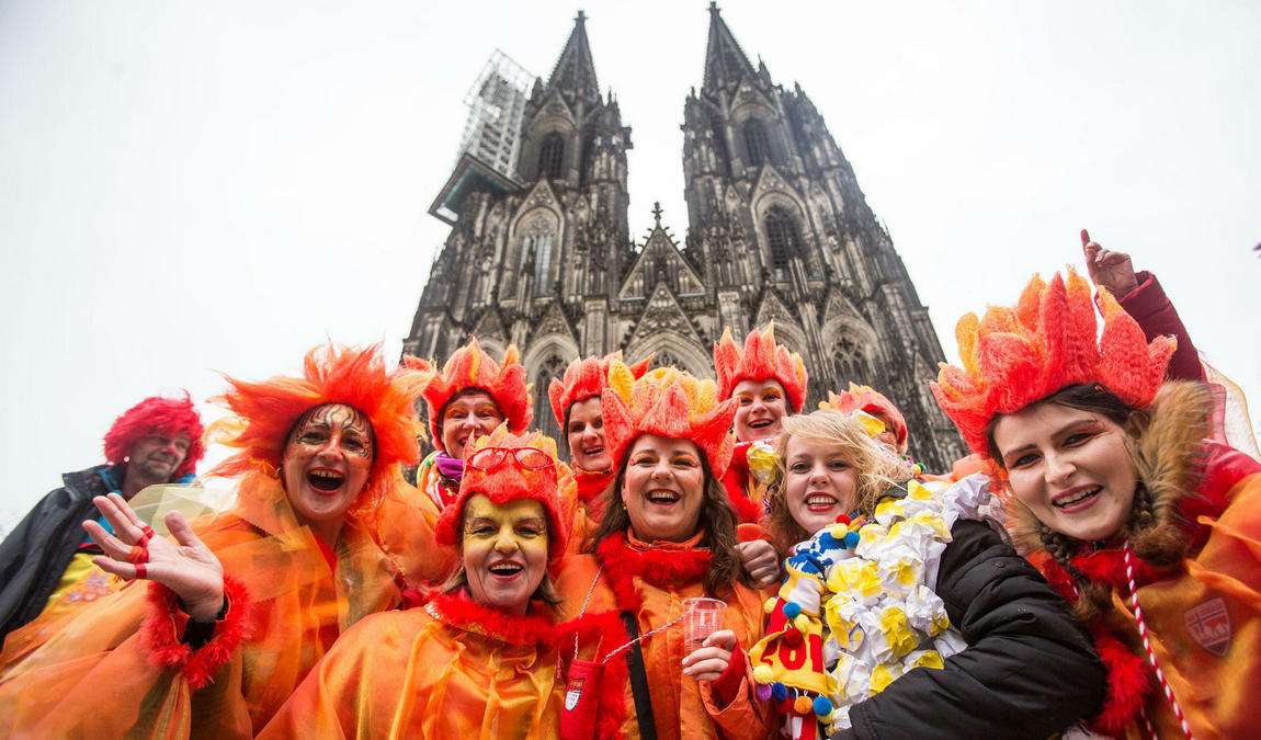 Кельнский карнавал в феврале