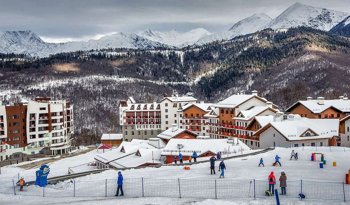 Красная Поляна в феврале