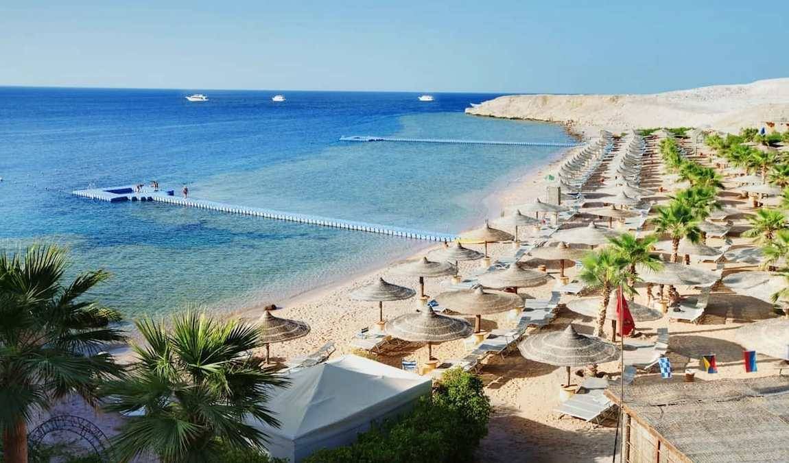 Бухта Шаркс Бэй в Шарм-эль-Шейхе для отдыха с детьми