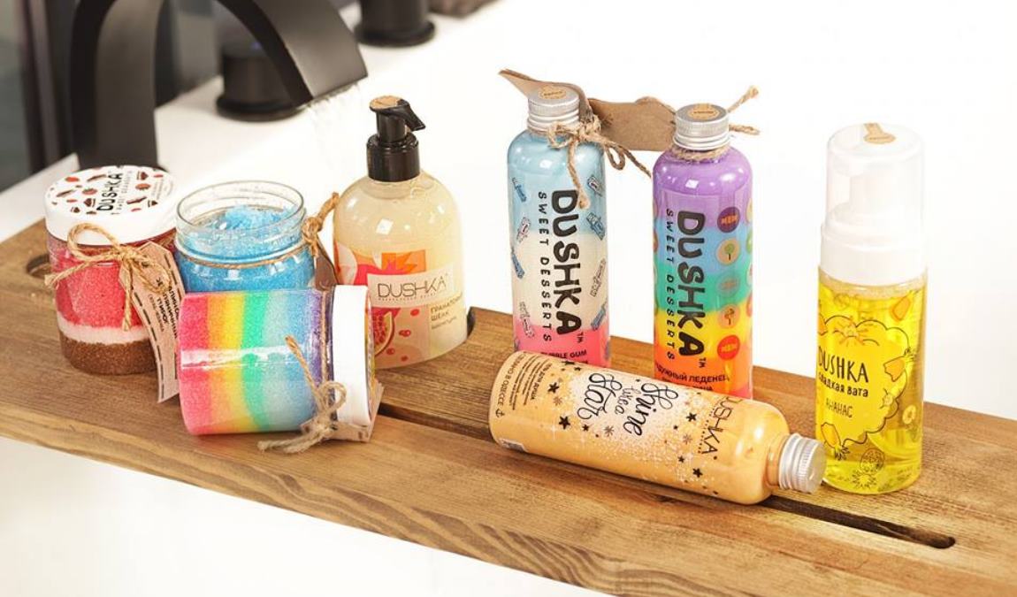 Натуральная косметика Dushka в качестве подарка из Одессы милым дамам