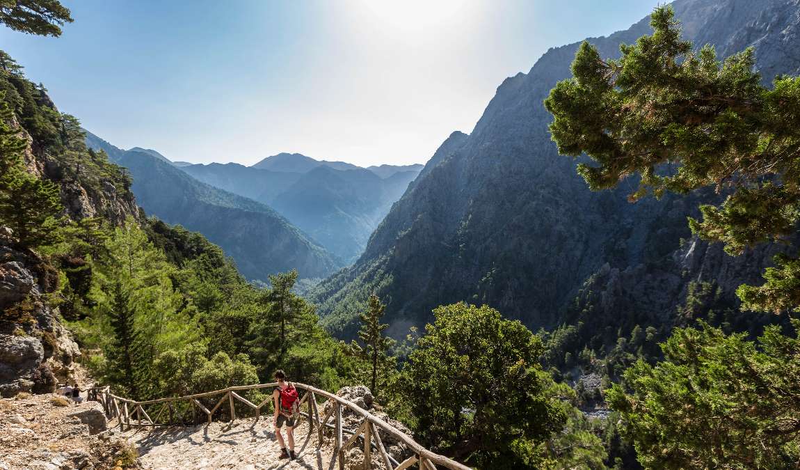 Самое длинное ущелье в Европе Самария на острове Крит