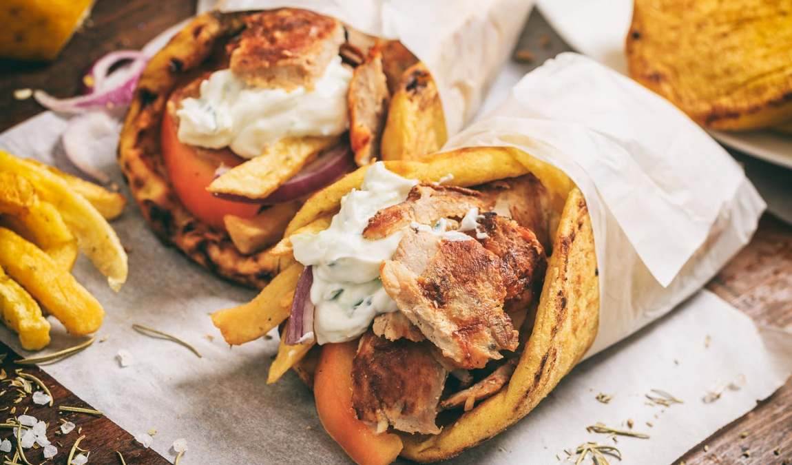 Уличная еда на Крите