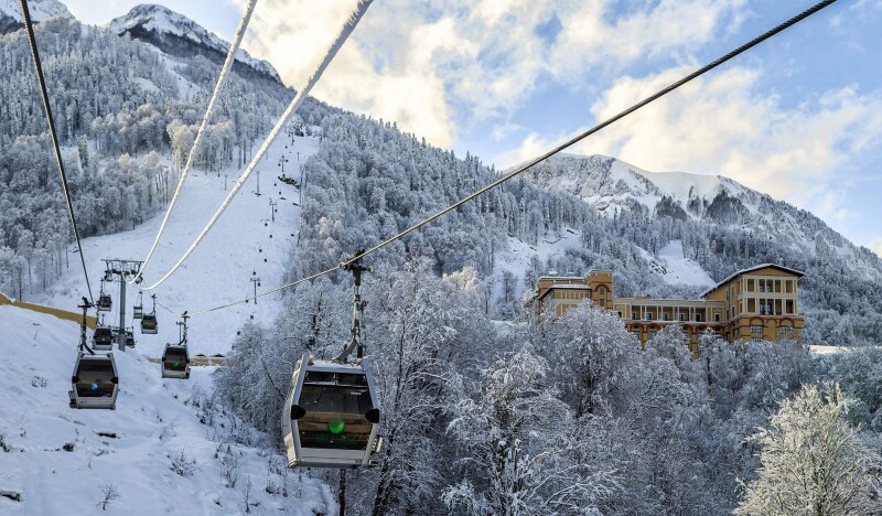 Красная Поляна в январе: снежная зима в субтропиках