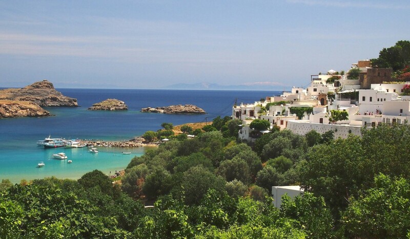 Родос в июле: море и еще раз море!